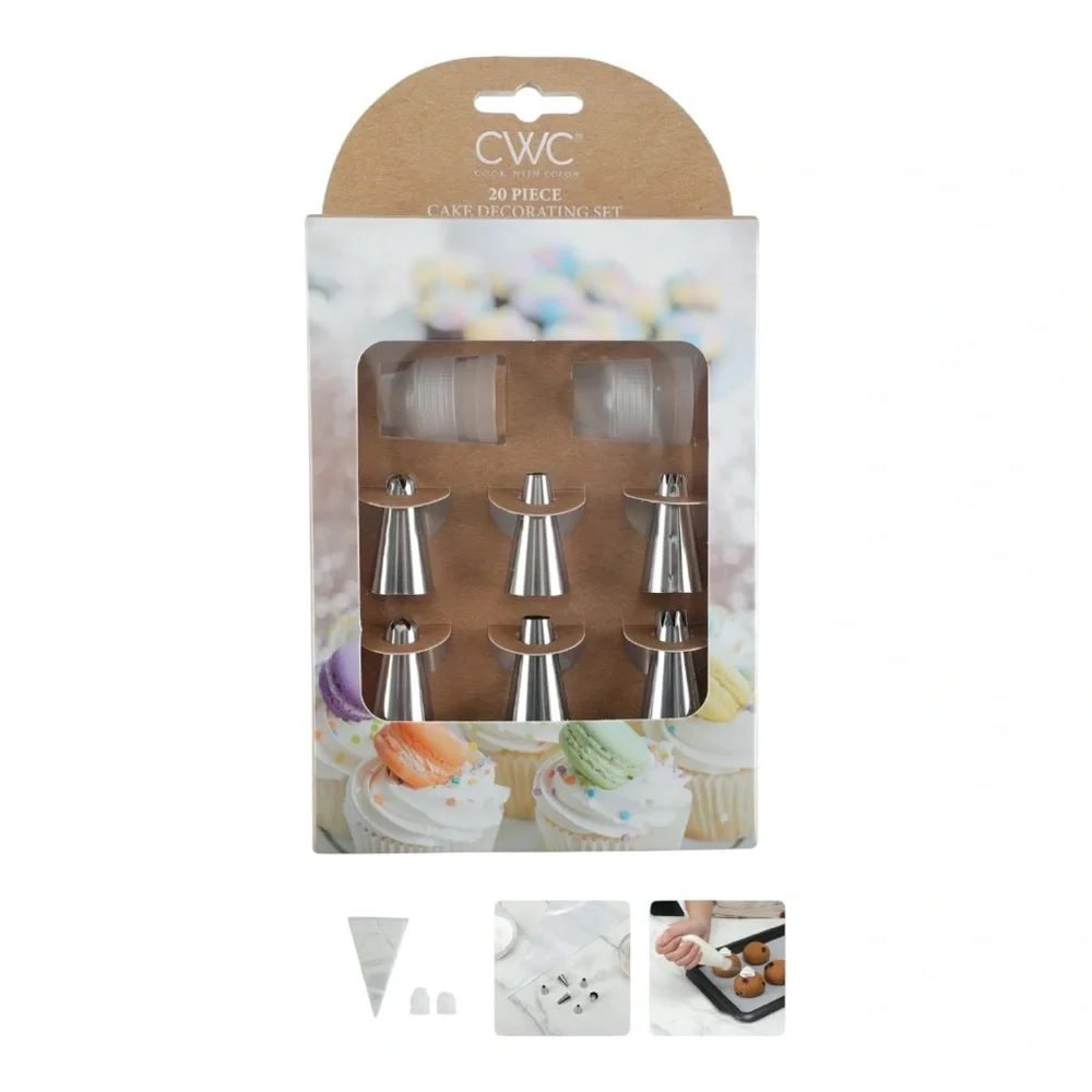 Cupcake & Cake Decorating Sets – 12pc, 18pc &‎ 20pc Kits